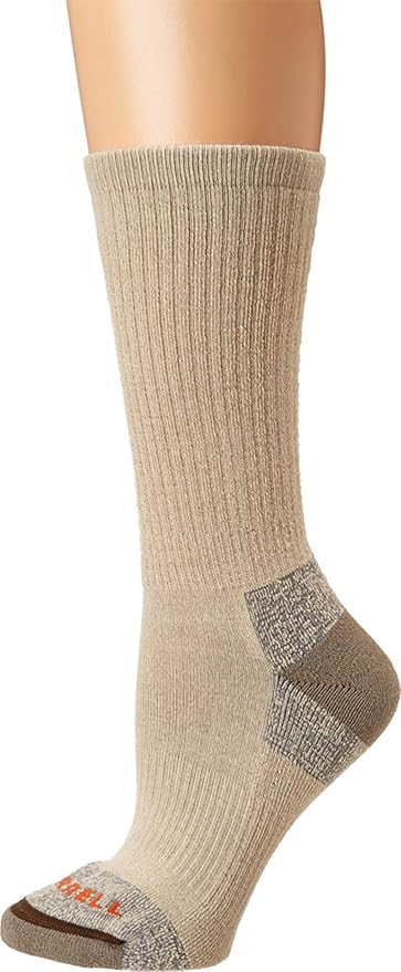 Merrell unisex-adult Men's and Women's Moab Hiking Mid Cushion Socks - Moisture Wicking & Arch Support