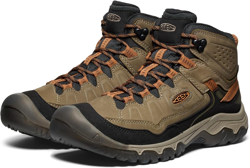 KEEN Men's Targhee 4 Mid Height Durable Comfortable Waterproof Hiking Boots
