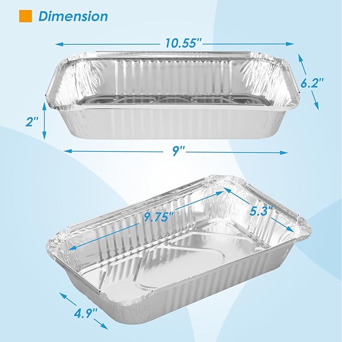 20 Packs Drip Pans for Charbroil The Big Easy Turkey Fryer 2425514W12, Disposable Grease Tray Liners for Char Broil Big Easy Turkey Fryer, Parts for Charbroil The Big Easy Accessories