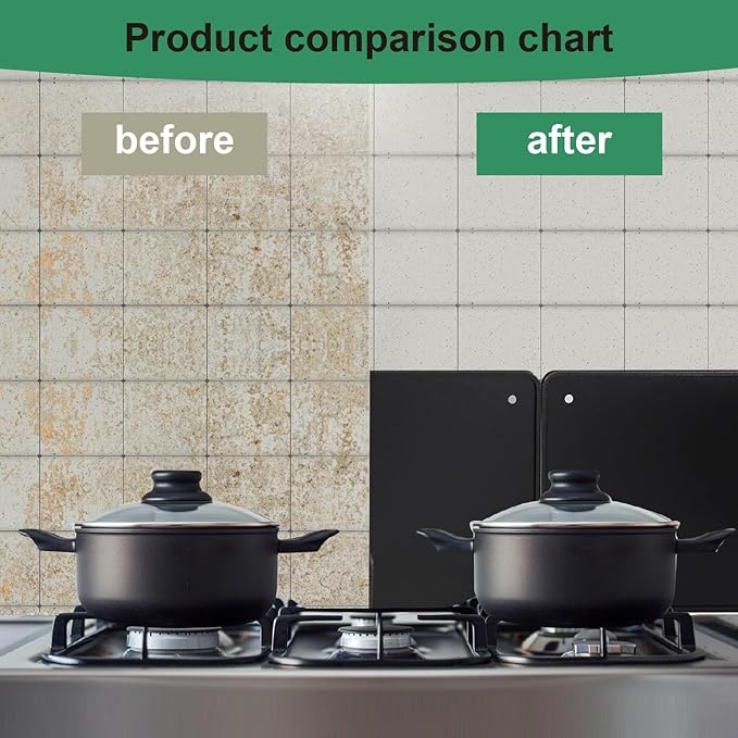 Black Large 2 Pieces 2 Sided Splatter Guard for Frying Stove Top,Oil Splash Guard Cooking for Stove,Non Stick Foldable Splatter Screen for Stove Top