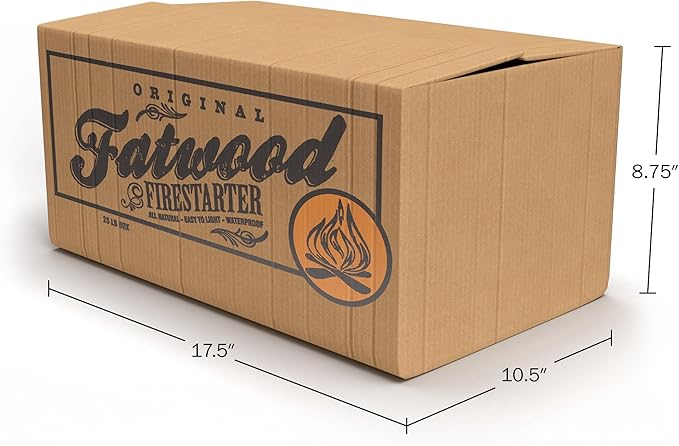Trademark Fatwood Firestarter Kindling Sticks,Brown