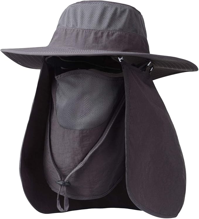 Fishing Hat,Sun Cap with UPF 50+ Sun Protection and Neck Flap,for Man and Women