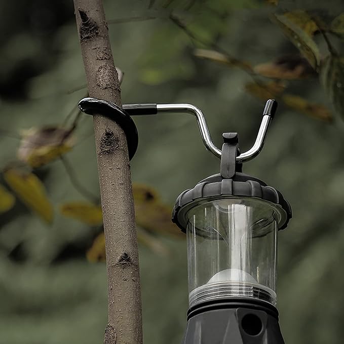 4PCs Garage Shelving Storage and Outdoor Camping Lantern Hooks, Non-Slip Bird Feeder and Kitchen Shelving Pole Hooks