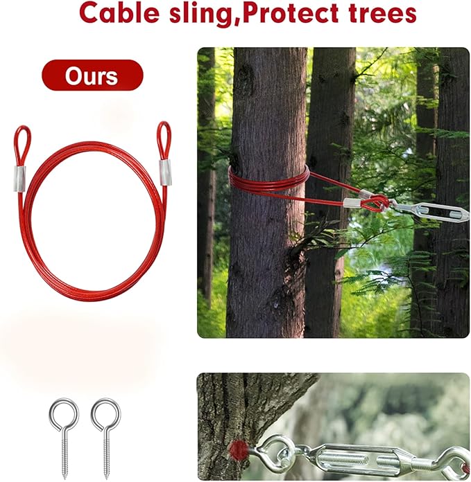 Runner for Yard, Anti-Shock Trolley System 50/75/100/150/200FT, Heavy-Duty Aerial Run Cable With Bungee for Small to Large Dogs up to 300lbs, Outside Zip Line for Backyard, Camping, Park