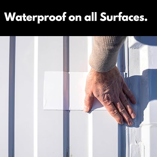 HSS Sealant Tape with MicroSealant - Waterproof Commercial Roofing Tape for Roof and RV Repair - UV- & Weatherproof (White, 4 inch x 50 feet)