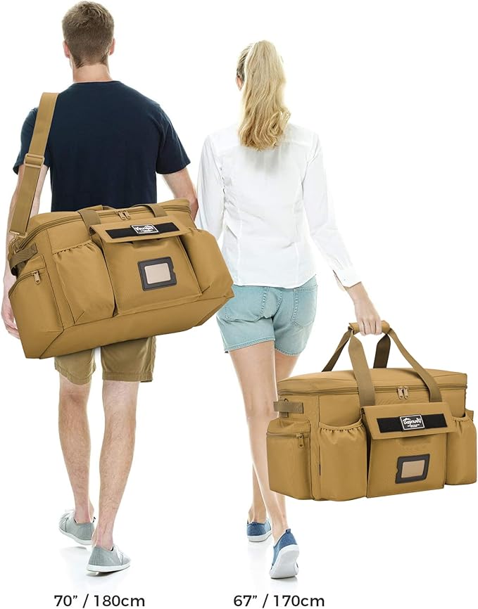 30L Large Soft Sided Cooler Bag, Insulated Collapsible Ice Chest for Camping, Beach, Leakproof