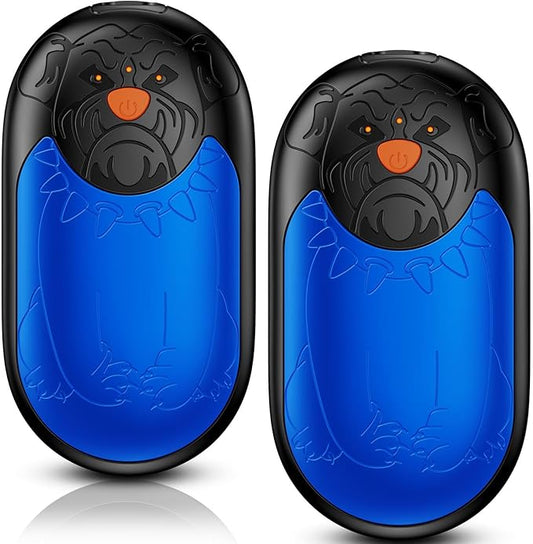 Hand Warmers Rechargeable 2 Pack, 8000mAh Electric Reusable Hand Warmer, Magnetic 2 in 1 Puppy-Shaped Portable Pocket USB Handwarmers with All Day Warmth, Best Warm Winter Gift Women Men