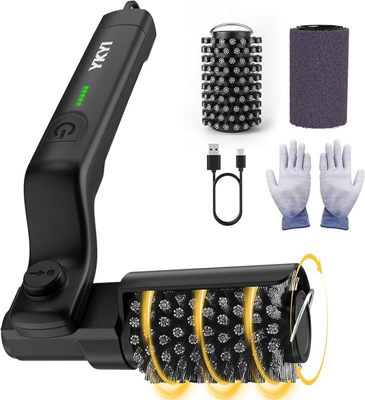 Electric Rotary Grill Brush for Outdoor Grill, 3-Speed Power Control, 304 Stainless Steel BBQ Grill Brush with No Bristle Shedding, 90 Mins Extended Runtime Grill Cleaning Brush