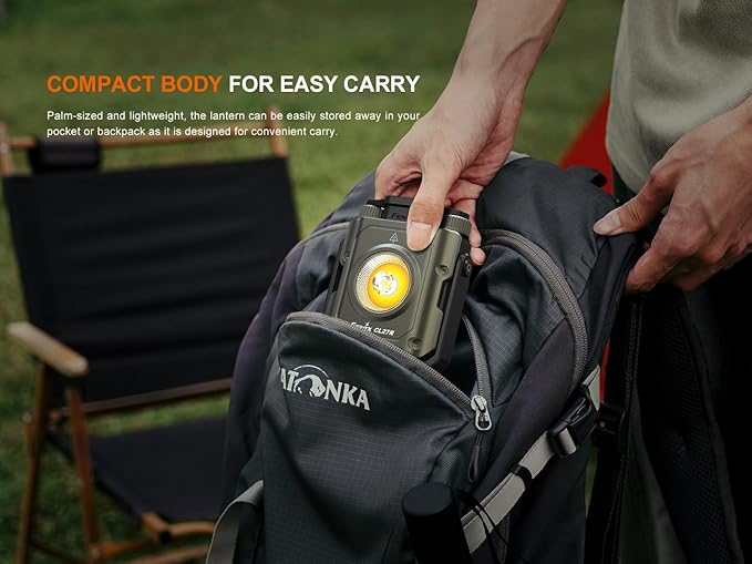 EdisonBright Fenix CL27R 1200 Lumen Rechargeable LED Compact Multi functonal Lantern with EBR Accessory Box