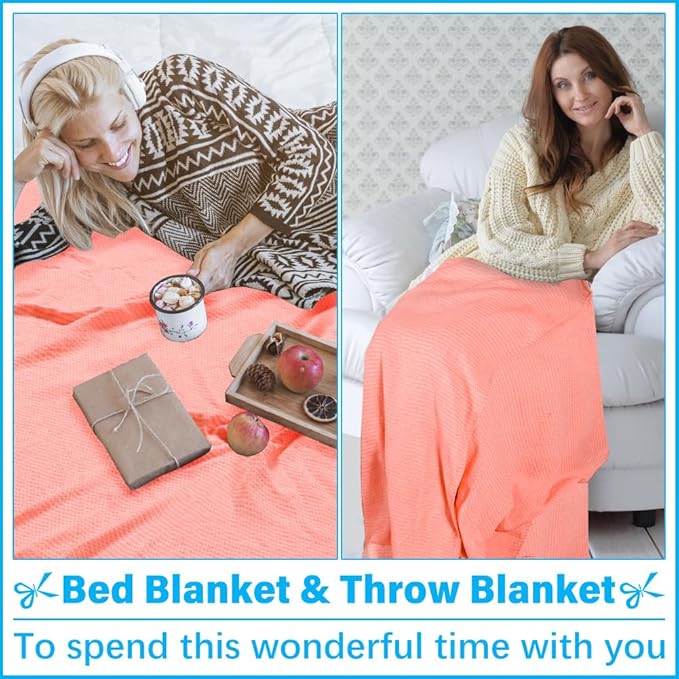 Oversized Turkish Beach Towel Blanket XXL Cotton Sandproof Towels Boho Woven Extra Large Big Sand Free Giant Throw Blankets Huge Quilt XL Picnic Camping Necessities Cloud For Adult Gifts Coral