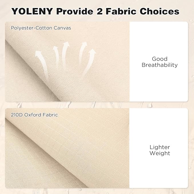 YOLENY Inflatable Camping Tent for 4-6 Person, Easy Setup Portable Water-Resistant Cabin Tent with Mesh Windows & Pumps