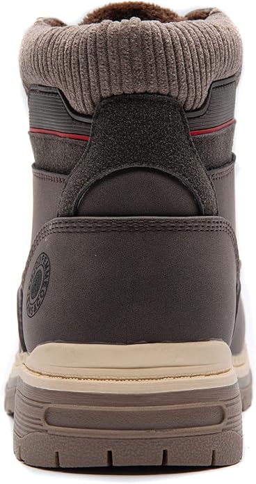 ANJOUFEMME Work Hiking Boots for Women Waterproof - Womens Outdoor Ankle Boots Lightweight Snow Winter Boots for Trekking Walking