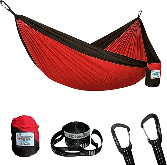 Single Camping Hammocks | Single Double and Bunk Bed Backpacking Hammock | Featherlite Outdoorsman Survival | hammok hamick hamock Mock hamaca underquilt hamacas hamic (Wild Turkey)