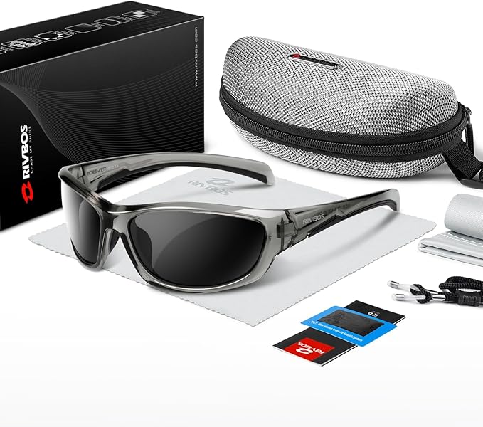 RIVBOS Polarized Sunglasses UV400 Protection for Men's and Women's Fishing, Cycling, and Outdoor Activities RB832