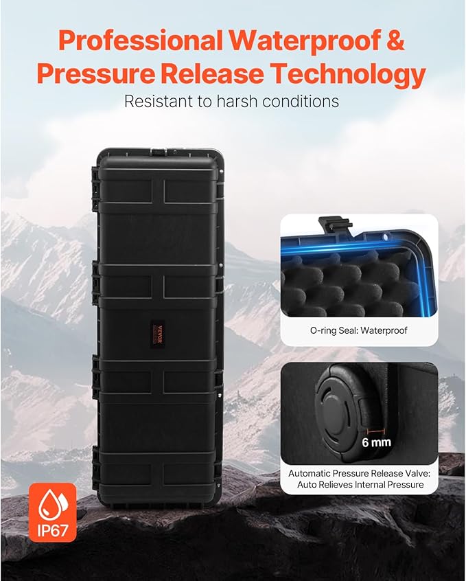 Vevor Weatherproof Hard Case