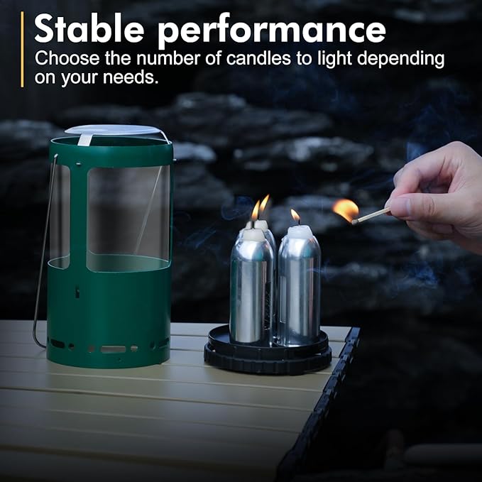 Candle Lantern, Camping Gear for Campers Use, Without Candles