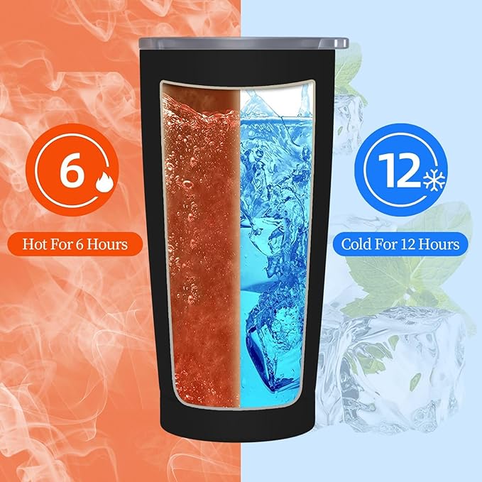 Hiking Gifts for Men, Hiking Tumbler 20oz Stainless Steel Insulated Coffee Travel Mug, Gift for Hiker Outdoor Coffee Cup, Hiker Mountain Tumbler, Hikers Lovers Gift for Birthday Christmas Father's Day