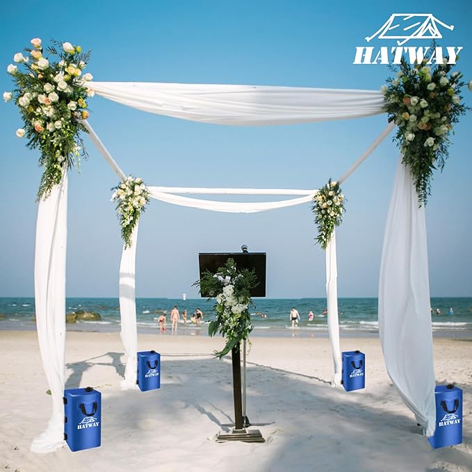 Canopy Weights,176 LBS Water Bag Set of 4 Leg Weights for Pop Up Canopy,Gazebo,Canopies,Tent-4 * 20L-Blue