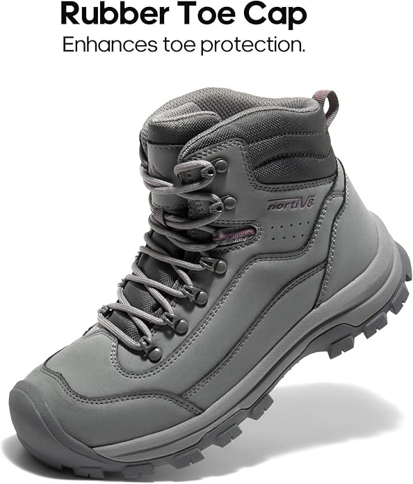 NORTIV 8 Women's Hiking Boots Waterproof Trekking Camping Trail Backpacking Boots for Outdoor