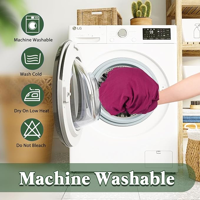 6 Pack Picnic Table Cover Elastic Fitted Outdoor Tablecloths for 6 Foot Rectangle Table Waterproof Stretch Washable Patio Folding Spandex Tablecloth for Camping Banquet Parties (Hot Pink,30" x 72")