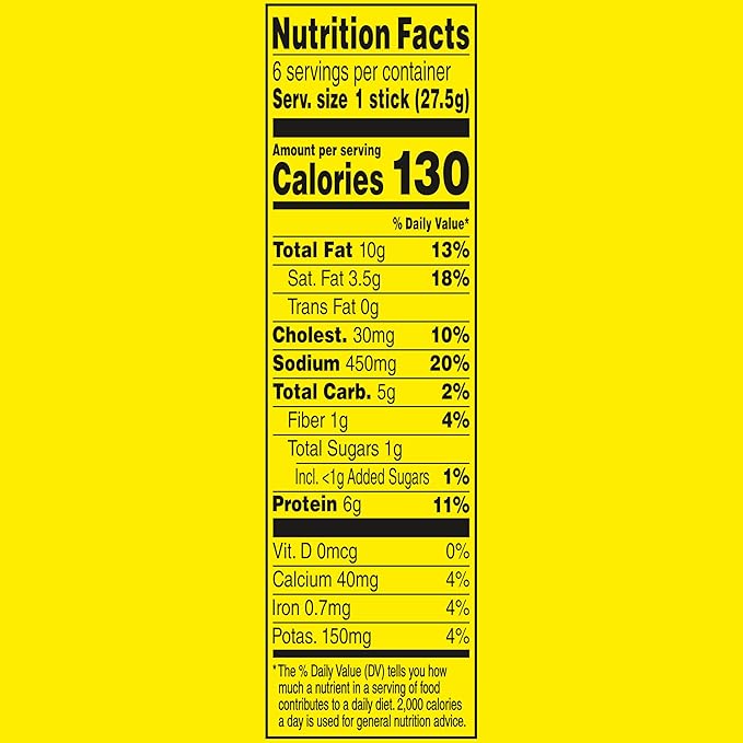 Slim Jim Giant Sized Original Smoked Snack Sticks, Keto Friendly Snack, Meat Snacks, 0.97 oz. Sticks, 6 Count