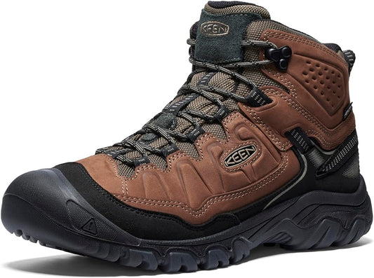 KEEN Men's Targhee 4 Mid Height Durable Comfortable Waterproof Hiking Boots