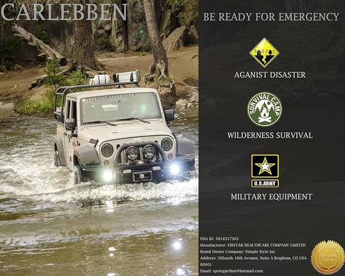 First Aid Kit Med Medical - Kit Rip-Off 180 pcs Water-Resistant Emergency Kit for Camping Hiking Home Outdoor Truck Vehicle Car Fishing Travel Biking