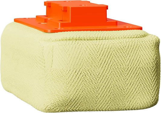 TISHI HERY Grill Brush Bristle Free Replaceable Cleaning Head, Safe BBQ Grill Brush Cleaning Pad Refill for Cast Iron or Stainless-Steel Grates, Grill Cleaner (Replaceable Pad)