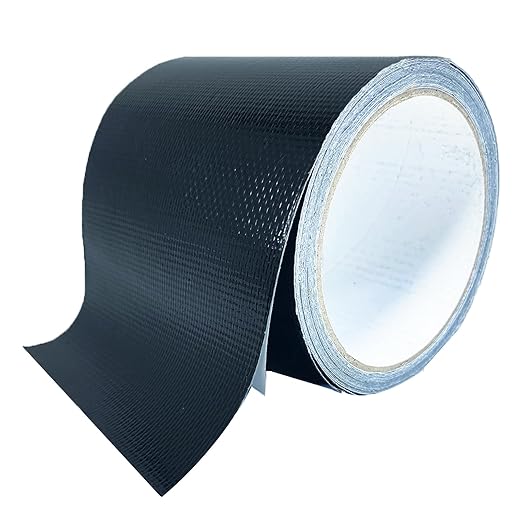 Waterproof Repair Tape for Awning, 4IN x 20FT Outdoor Canvas Tarp Repair Tape, Tent, Boat Covers, Canopy, Sail Tape, Tear Repair Patch Kit, Heavy Duty UVproof, Black