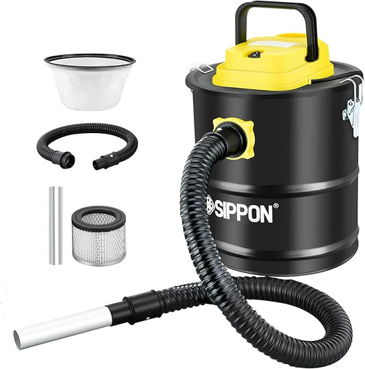 Ash Vacuum Cleaner, Pellet Stove Vacuum Cleaner with Blower Function, 800W Powerful Suction 2.6 Gallon All-in-One Ash Vacuum for Fireplaces, Pellet Stoves