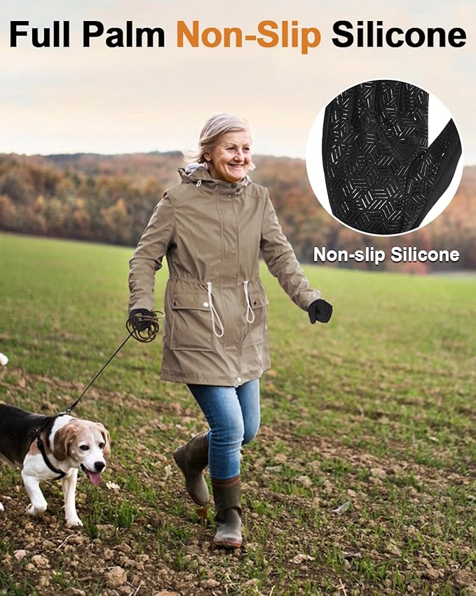RIGWARL Gloves for Cool&Cold Weather Waterproof, Winter Gloves for Men Women Touch Screen