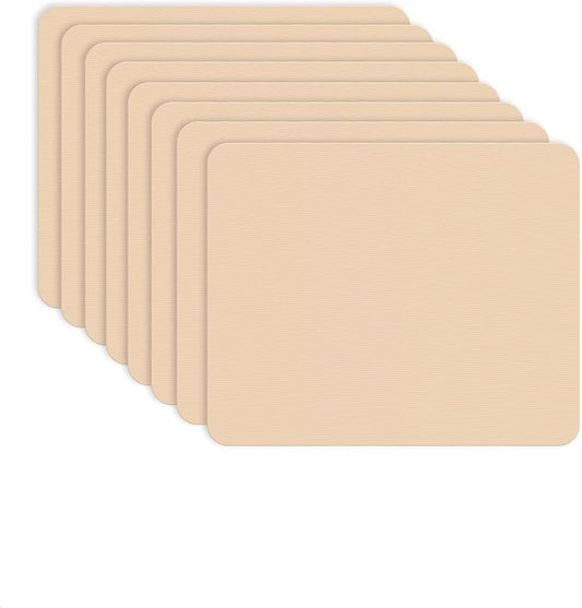 8 Pieces 7.87 x 5.9 inch Nylon Repair Patches Nylon Fabric Patch Self-Adhesive Nylon Repair Tape Waterproof Lightweight Outdoor Gear Repair Patch Kit for Down Jacket Clothing Tent Bag (Beige)