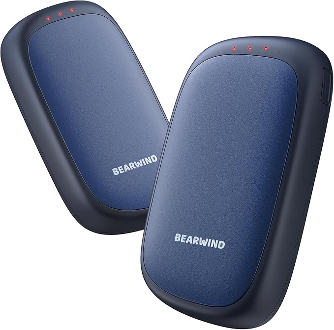 Electric Hand Warmers Rechargeable - 2 Pack Magnetic Pocket Heater Handwarmers with AI Chips, Portable Hunting Gear, Reusable Winter Essentials, Gift Ideas for Men, Women, Outdoor