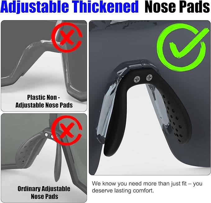 Polarized Sports Sunglasses for Men Women,Wrap Around Sun Glasses for Running Cycling Baseball Fishing Golf Hiking