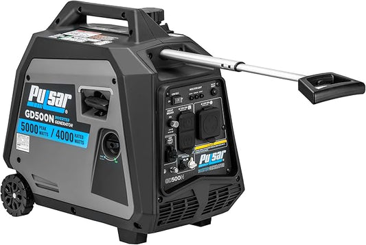 Pulsar Products GD500N, 5000W Portable super-quiet Inverter Generator, RV-Ready, CARB Compliant