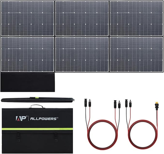 ALLPOWERS 21W 60W 100W 140W 200W 400W 600W Portable Solar Panel (SP039-600W)