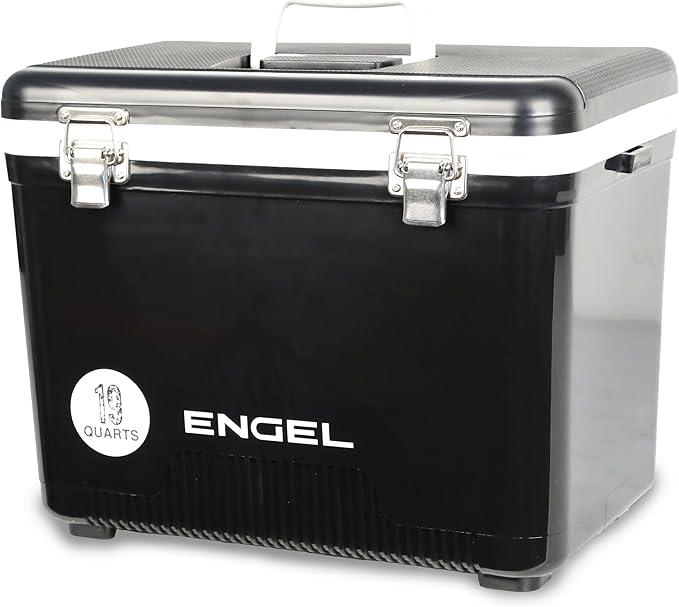 Engel 19qt Leak-Proof, Air Tight, Drybox Cooler and Small Hard Shell Lunchbox for Men and Women