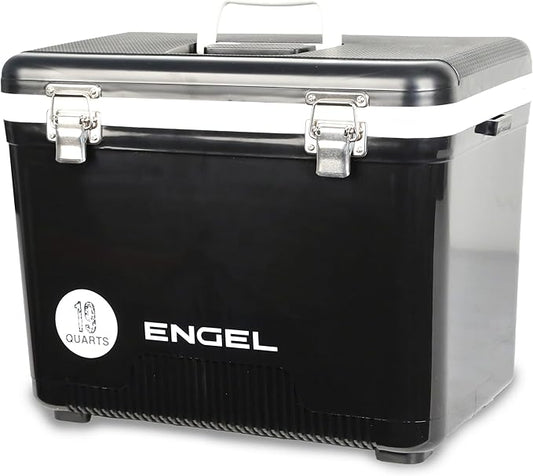 Engel 19qt Leak-Proof, Air Tight, Drybox Cooler and Small Hard Shell Lunchbox for Men and Women