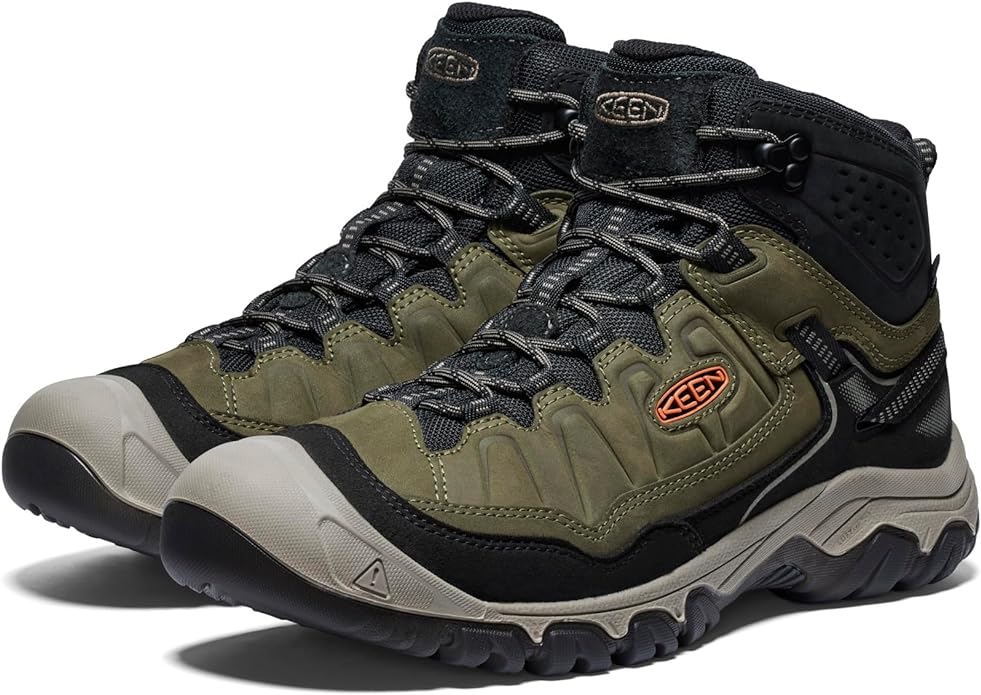 KEEN Men's Targhee 4 Mid Height Durable Comfortable Waterproof Hiking Boots