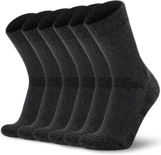 Time May Tell Mens Merino Wool Hiking Cushioning Socks For Outdoor Wool-Socks-For-Mens 3 Pack