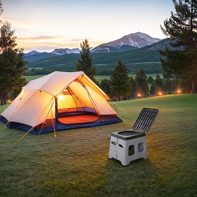 Camping Toilet for Adults - Portable Folding Toilet with Lid,Travel Portable Potty for Adults,Porta Potty Car portable potty
