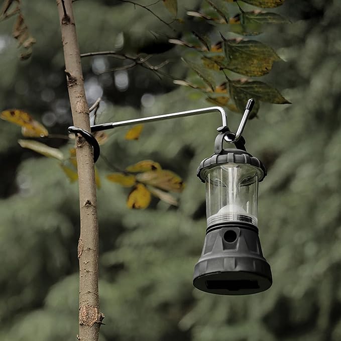 6PCs Garage Shelving Storage Outdoor Camping Lantern Non-Slip Bird Feeder Kitchen Shelving Pole Hooks