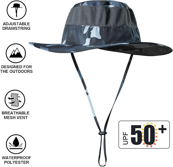 Fishing Hat,Sun Cap with UPF 50+ Sun Protection and Neck Flap,for Man and Women