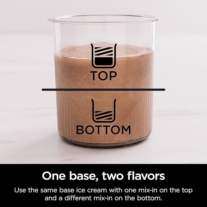 (Refurbished) Ninja NC501 CREAMi Deluxe 11-in-1 Ice Cream & Frozen Treat Maker with 2 XL Family Size Pint Containers, Dark Silver