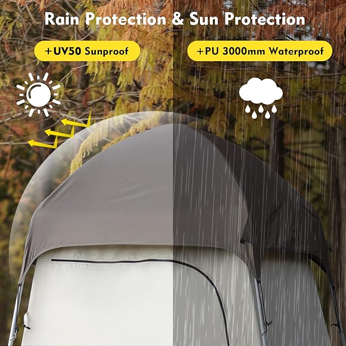 Privacy Shower Tent Dressing Showers Changing Rooms Portable Camping Toilet Rain Shelter for Beach Outdoors