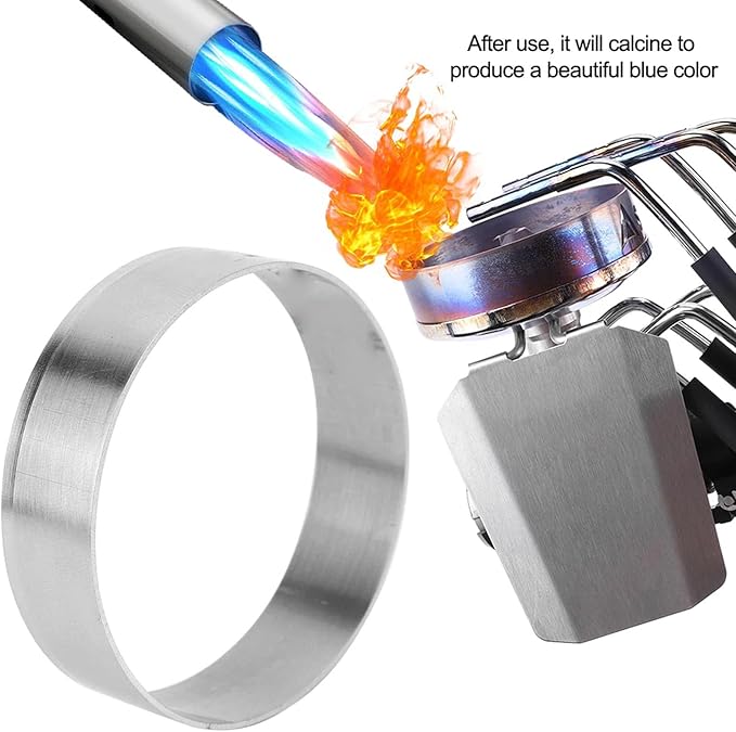 Windproof Ring for Soto 310 Spider Stoves, Stainless Steel Heat Wind Shielding Ring Flame from Wind Interference Ideal for Outdoor Cooking