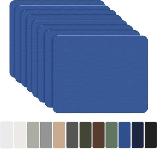 8 Pieces 7.87 x 5.9 inch Nylon Repair Patches Nylon Fabric Patch Self-Adhesive Nylon Repair Tape Waterproof Lightweight Repair Patches Repair Patch Kit for Clothing Down Jacket Tent Bag(Royal Blue)