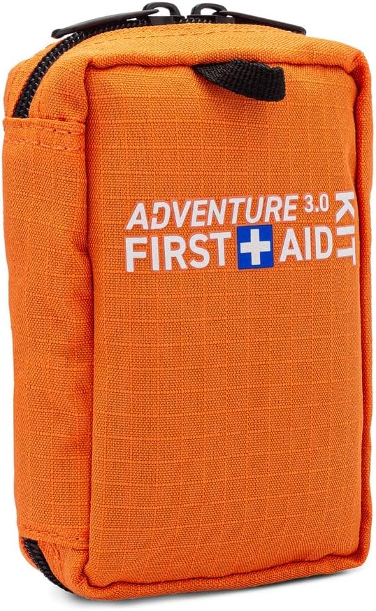 Ultralight First Aid Kit, Water Repellant Shell – Small First Aid Kit for Camping, Hiking, Outdoor Sports, Adventure, Travel, Biking – 71 Piece Adventure 3.0 Essentials Kit