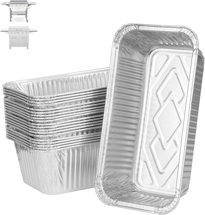 20-Pack Aluminum Drip Liner for Members Mark Grill Parts, Grease Catcher Drip Liner for Member's Mark 4-Burner Outdoor Flat Top Griddle and Pro Series 5-Burner Griddle Grease Tray