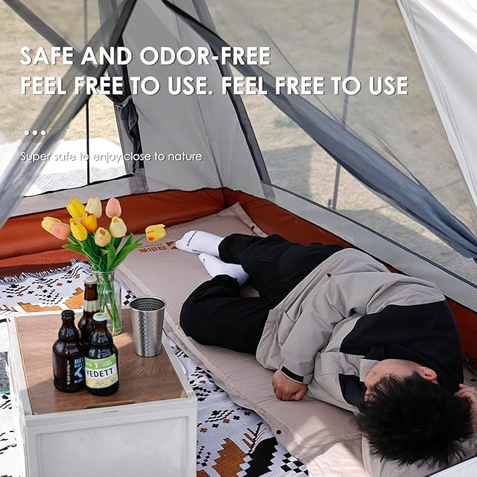 Grassman Camping Tent 2/4/6/8 Person Portable Instant Cabin Tent Easy Set Up with Rainfly & Windproof Portable with Carry Bag for Family Camping & Hiking